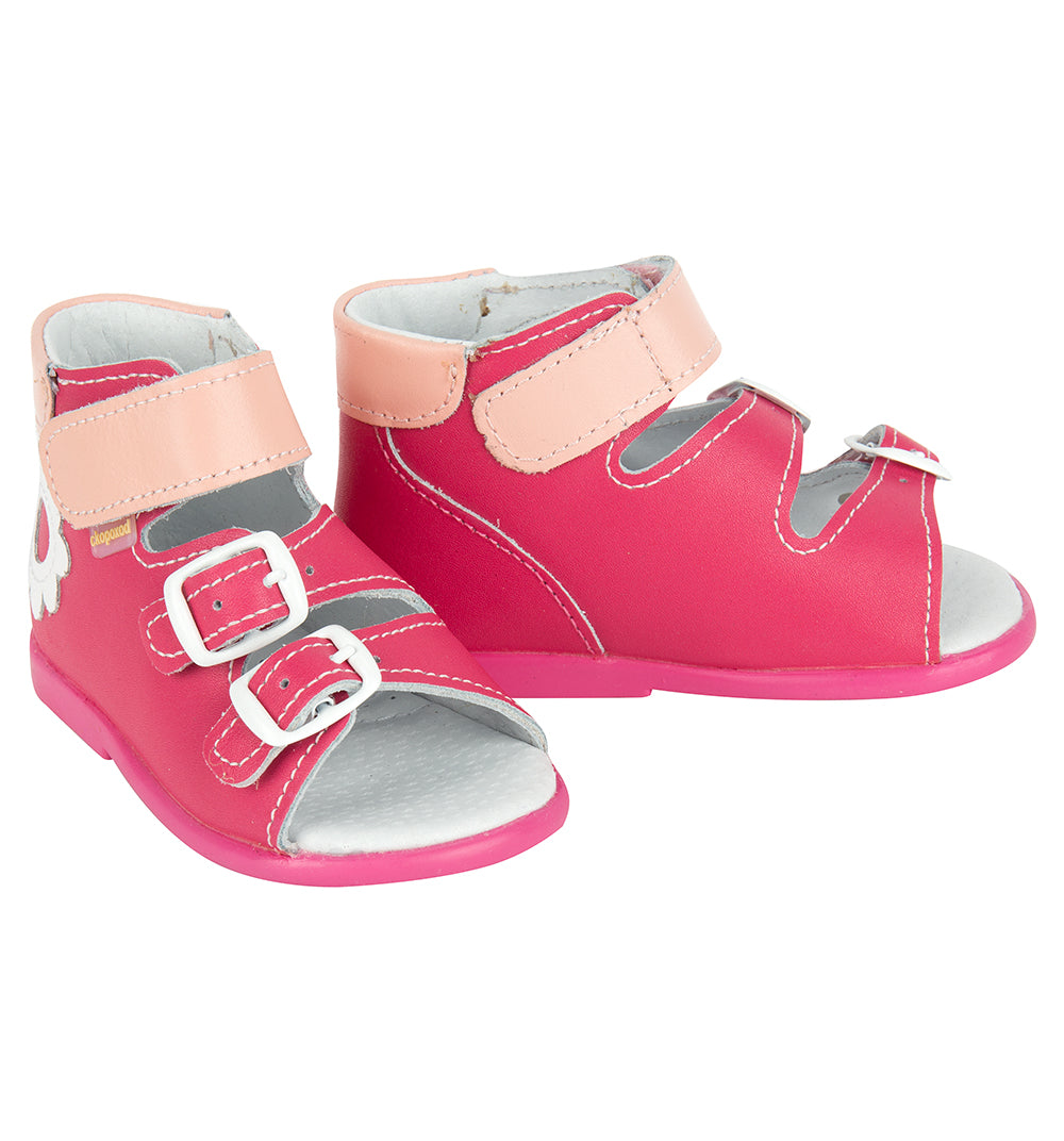 Sandals 15-104-9 First Step for Boys and Girls Genuine Leather - High Sole
