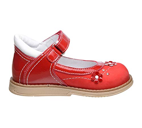 Orthopedic Kids Shoes for Boys and Girls - Twiki - Genuine Leather Sandals with Closed Toe, 2 Fasteners, Non-Slip Amortizing Sole and Thomas Heel